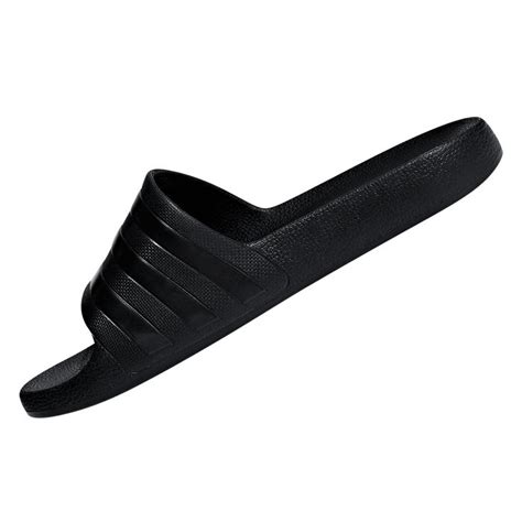 adidas latschen schwarz|(adidas) Adilette Aqua Badelatschen in schwarz.